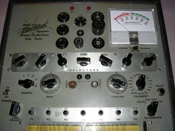 Hickok 532 Tube Tester Deck with new meter