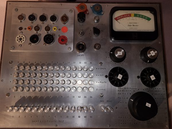 Precision 10-12 Prototype Tube Tester Deck