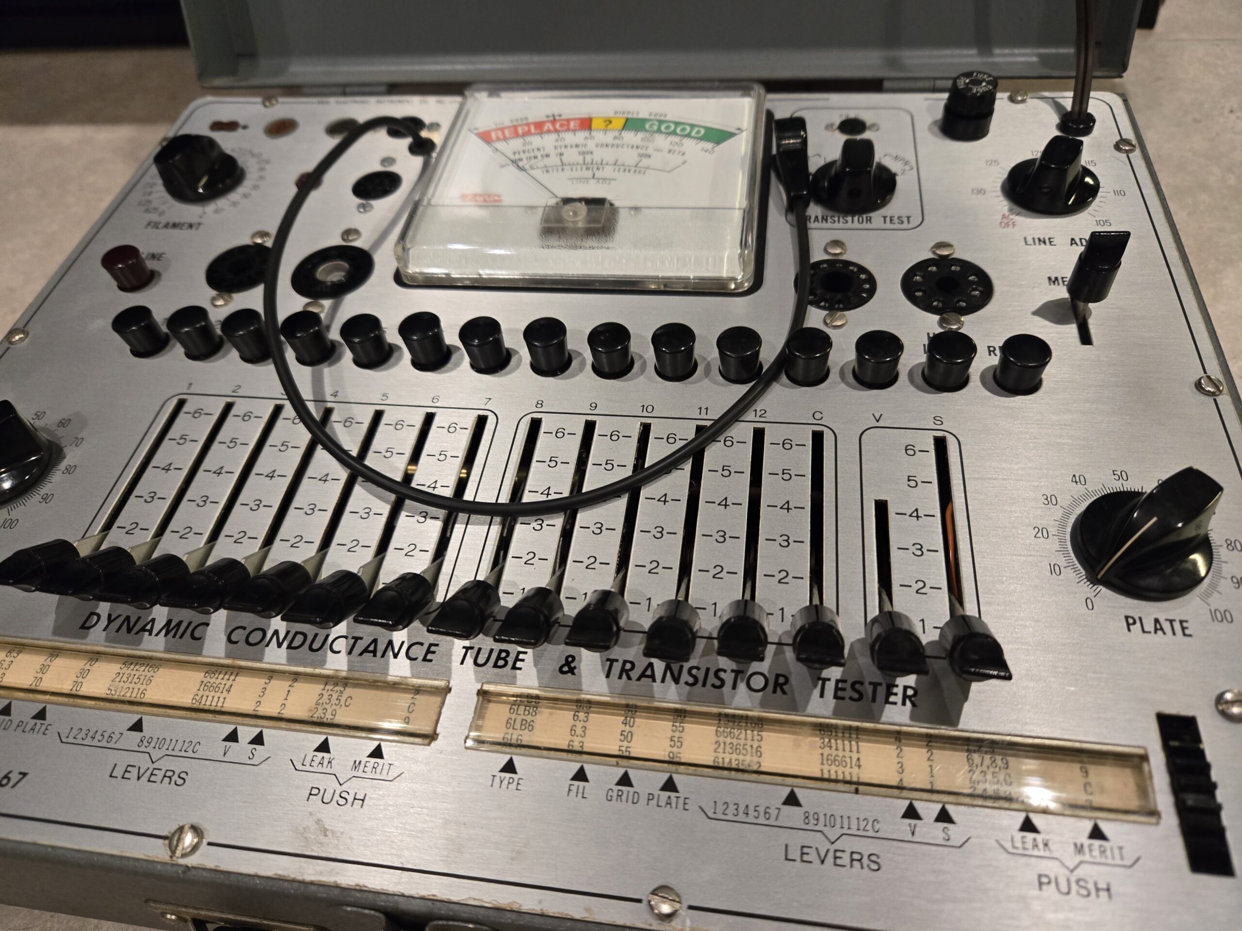 Restored and Calibrated EICO Tube Tester