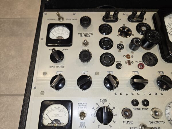 Hickok 539B Bias and Line Meters