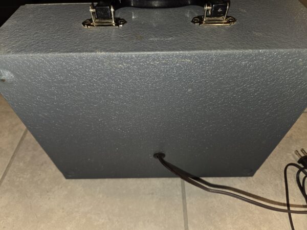 EICO 628 tube tester case back