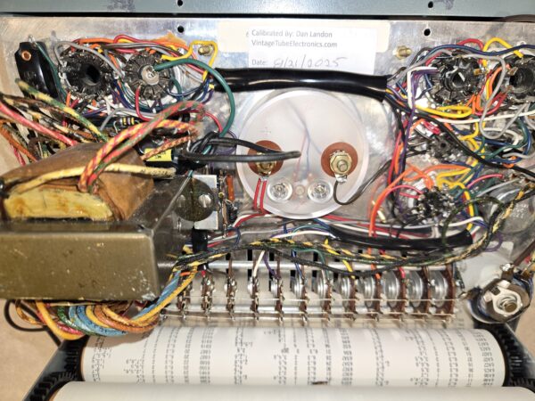 EICO 628 tube tester under deck