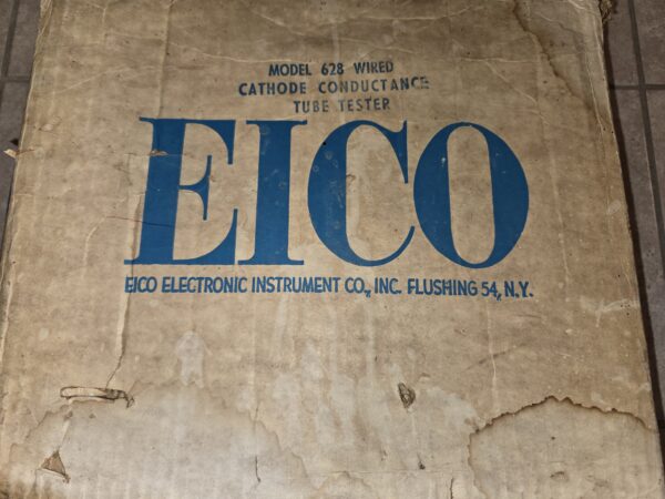 ECIO 628 tube tester original box