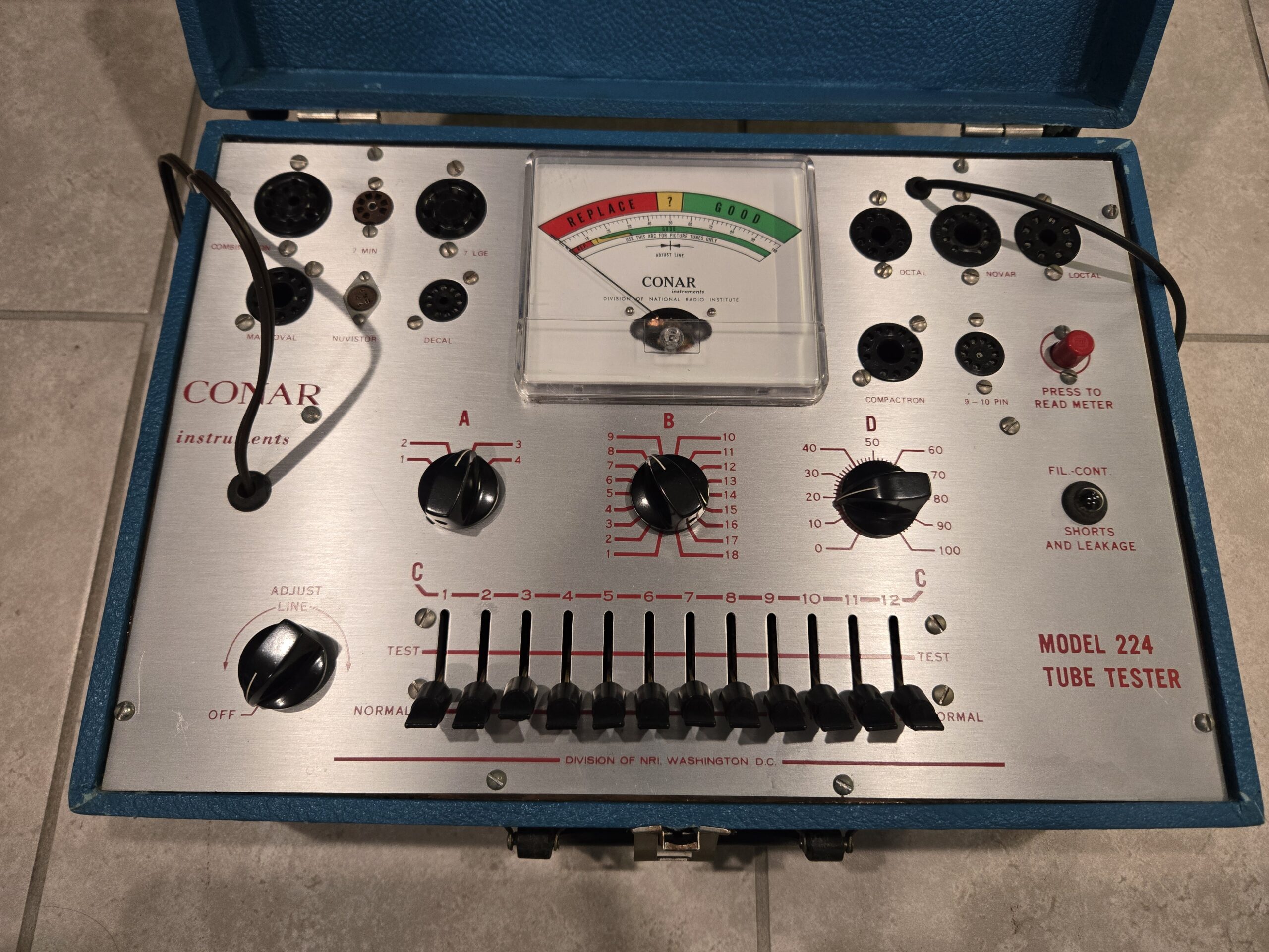 Conar 224 front deck